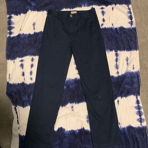 Navy blue khakis
